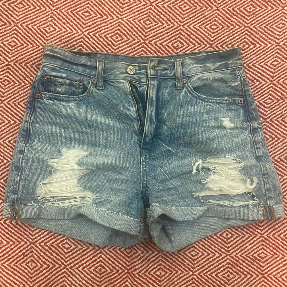 AE mom jeans shorts